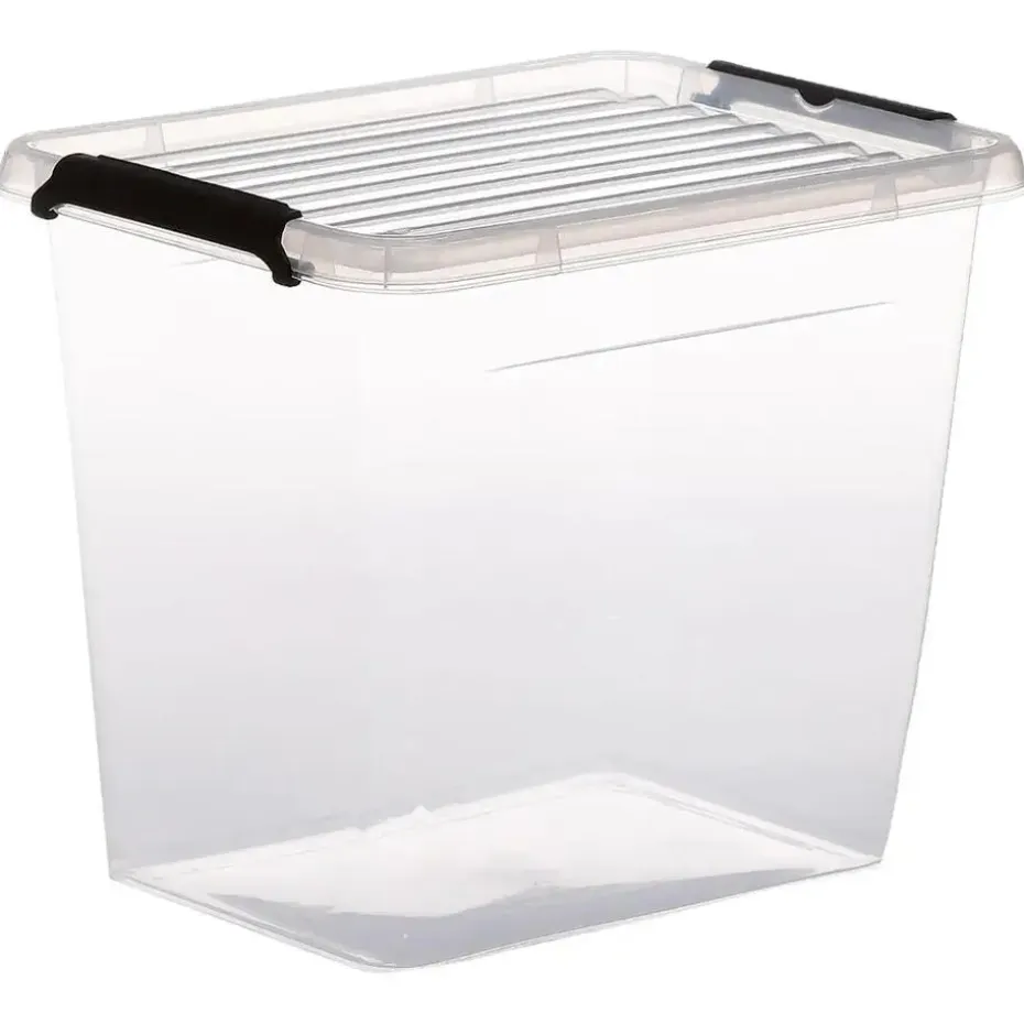5Five Opbergkist met deksel - Clip Box - 3L - 19x15x17 cm