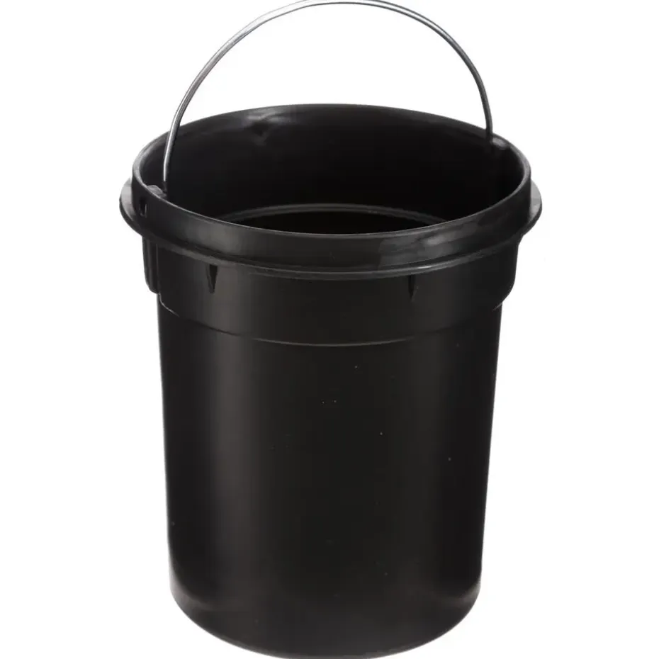 5Five Pedaalemmer - wit - metaal - 3 L - 25 cm - prullenbak