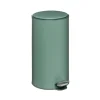 5Five Prullenbak/pedaalemmer - groen - metaal - 30 liter - 62 cm