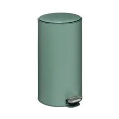5Five Prullenbak/pedaalemmer - groen - metaal - 30 liter - 62 cm