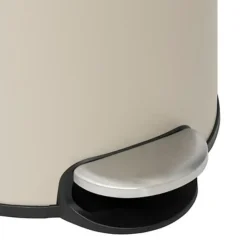 5Five Prullenbak/pedaalemmer Bamboe - beige - 30L - 38x29x60 cm