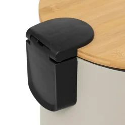 5Five Prullenbak/pedaalemmer Bamboe - beige - 30L - 38x29x60 cm