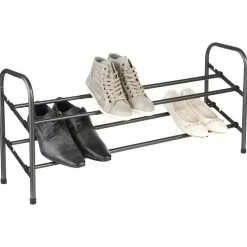 5five Schoenenrek - uitschuifbaar - zwart - 6-10 paar - 61 x 39cm