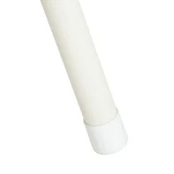 5Five Stapelbaar zit krukje - metaal/polyester - wit