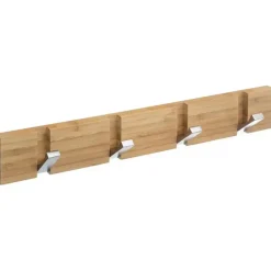 5Five Wandkapstok - lichtbruin - 4x ophanghaken - B40 cm