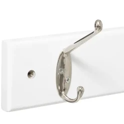 5Five Wandkapstok - wit - 6-haaks - 58 x 9 cm - MDF