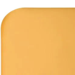 FLAYAT - Eenpersoonsbed - Geel - 120 x 200 cm - Fluweel