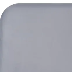 FLAYAT - Eenpersoonsbed - Grijs - 120 x 200 cm - Fluweel