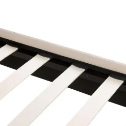 FLAYAT - Tweepersoonsbed - Beige - 140 x 200 cm - Fluweel