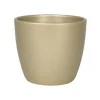 Floran Bloempot - parelgoud - keramiek - binnengebruik - 32 x 27 cm