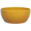 Floran Bloempot schaal - glanzend - geel - keramiek - kamerplant
