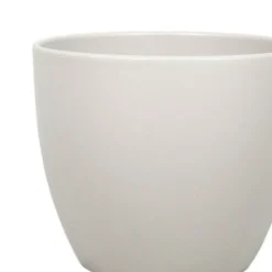 Floran Plantenpot - taupe - mat - keramiek - 28 x 25 cm