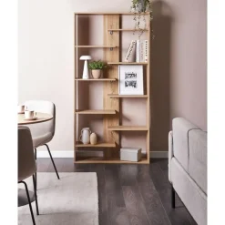 FONTAS - Boekenkast - Lichtbruin - Spaanplaat