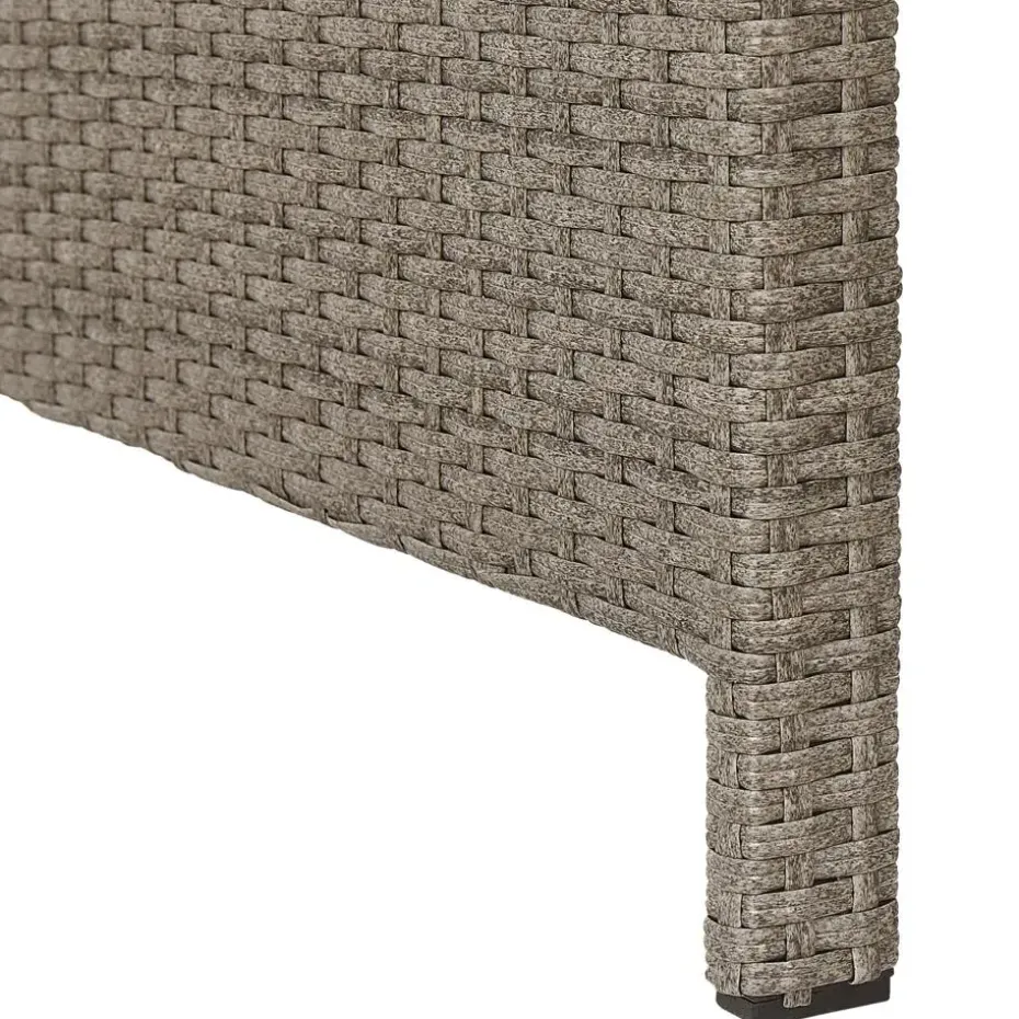 FONTI - Loungeset voor 5 - Natuurlijk - PE rotan