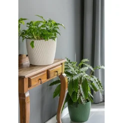 Form Plastic Plantenpot - kunststof - beige - D27 x H24 cm