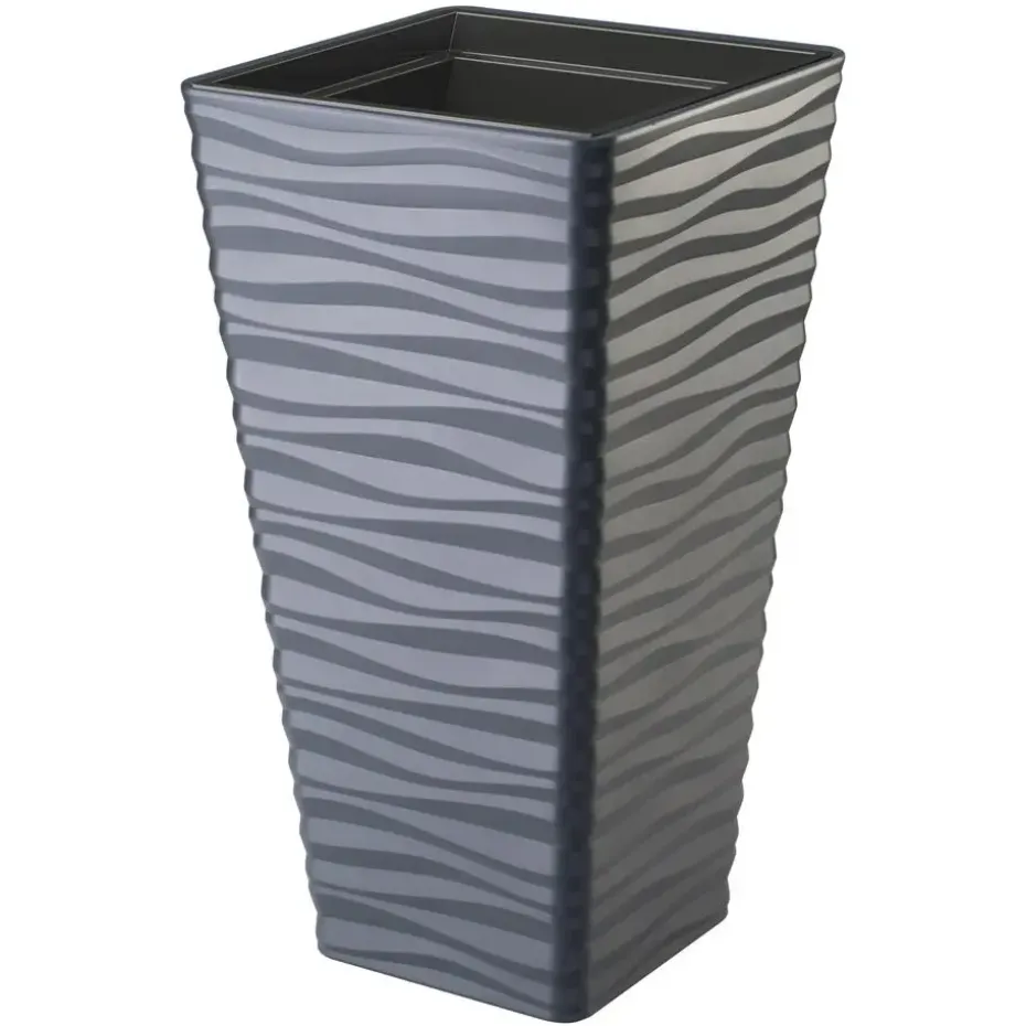 Form Plastic Plantenpot - kunststof - antraciet - D40 x H75 cm
