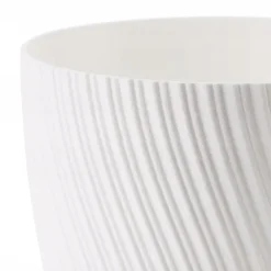 Form Plastic Plantenpot - kunststof - ivoor wit - D13 x H12 cm