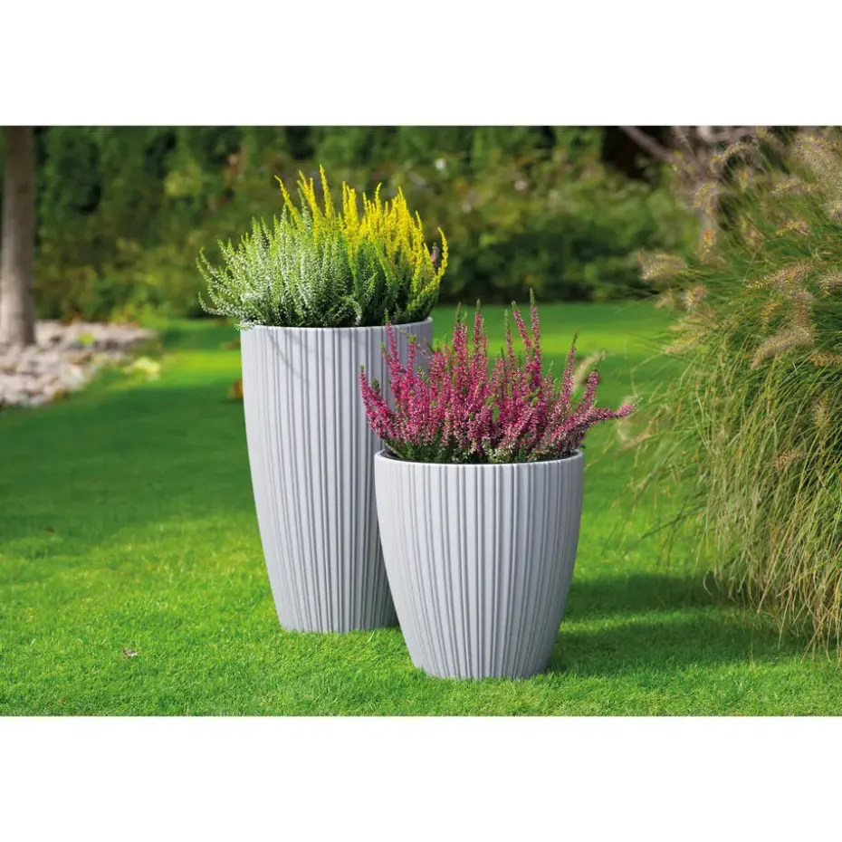Form Plastic Plantenpot - kunststof - antraciet - D30 x H32 cm