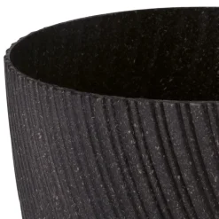 Form Plastic Plantenpot - kunststof - zwart - D17 x H14 cm