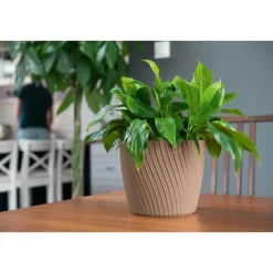 Form Plastic Plantenpot - kunststof - zwart - D17 x H14 cm