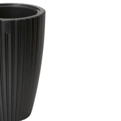 Form Plastic Plantenpot/bloempot - kunststof - zwart - 40 x 58 cm