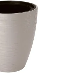 Form Plastic Plantenpot/bloempot - kunststof - grijs - 30 x 32 cm