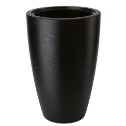 Form Plastic Plantenpot/bloempot - kunststof - zwart - 40 x 58 cm