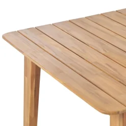 FORNELLI - Tuinset voor 6 - Lichte houtkleur - Acaciahout