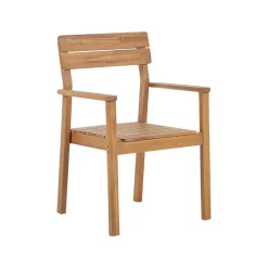 FORNELLI - Tuinset voor 6 - Lichte houtkleur - Acaciahout