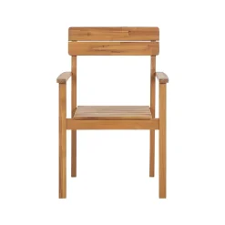 FORNELLI - Tuinset voor 6 - Lichte houtkleur - Acaciahout