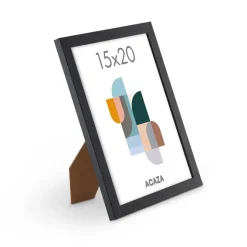 Fotokader - Fotolijst - Set van 5- 15x20cm - MDF hout- Zwart