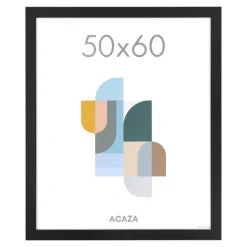 Fotokader - Fotolijst - Wissellijst - 50x60 cm - MDF - Zwart