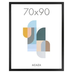 Fotokader - Fotolijst - Wissellijst - 70x90 cm - MDF - Zwart