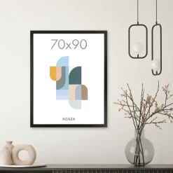 Fotokader - Fotolijst - Wissellijst - 70x90 cm - MDF - Zwart