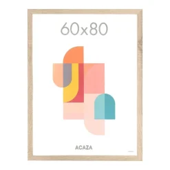 Fotokader - Fotolijst - 60x80 cm - MDF hout - Lichte Eik kleur