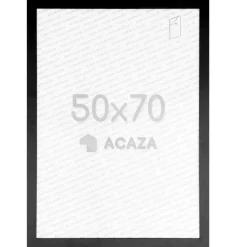 Fotokader voor Foto's van 50x70cm - MDF Houten Fotolijst - Zwart