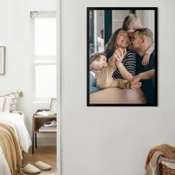 Fotokader 70x100cm - Fotolijst in MDF Hout - Zwart