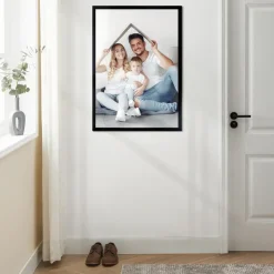 Fotokader 70x100cm - Fotolijst in MDF Hout - Zwart