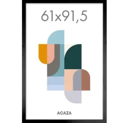 Fotolijst Poster Formaat 61x91,5 cm - MDF Hout - Zwart