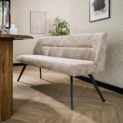 Fraaai - Diego eetkamerbank geweven 188 cm - zand