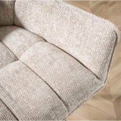 Fraaai - Diego eetkamerbank geweven 188 cm - zand