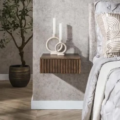 Fraaai - Marino zwevend nachtkastje - 1 lade - acaciahout