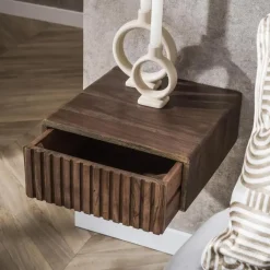 Fraaai - Marino zwevend nachtkastje - 1 lade - acaciahout