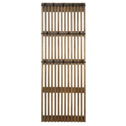 Fraaai - Odila kapstok 14 haken mangohout zandkleur