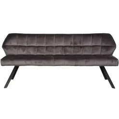 Fraaai - Ramon eetkamerbank 180 cm velvet antraciet