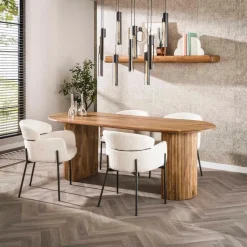 Fraaai - Sedona ovale eettafel - 215 cm - naturel