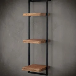 Fraaai - Woody metaal wandplank 30x100 cm