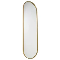 Fragix Boston Passpiegel Ovaal - Goud - Metaal - 130x40