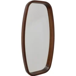 Fragix Wandspiegel Eva 40x80 Donker bruin hout