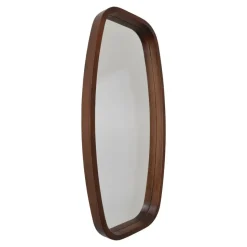 Fragix Wandspiegel Eva 40x80 Donker bruin hout